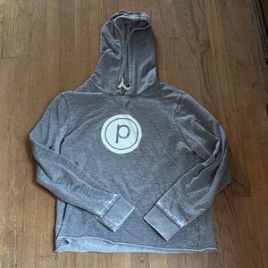 Pure Barre women Gray Pullover Hoodie